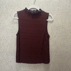 Zara Plisse Tank Top